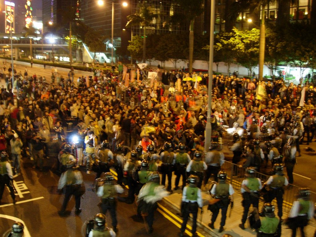 Protesters hong kong